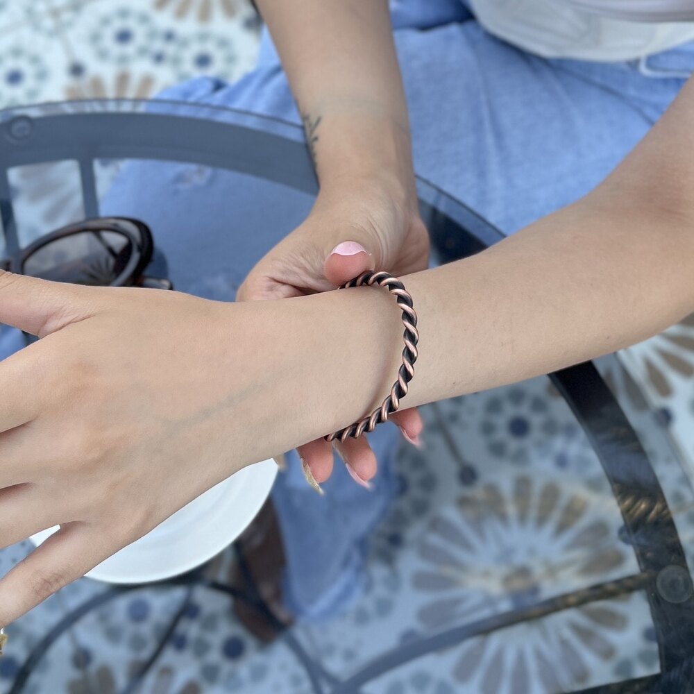 Terra Bakır Bilezik – Premium Serisi